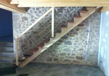 Pose d’escaliers et plancher