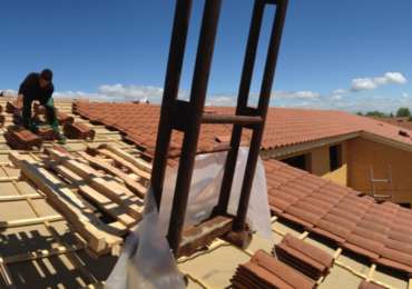 Couverture tuiles d’une toiture