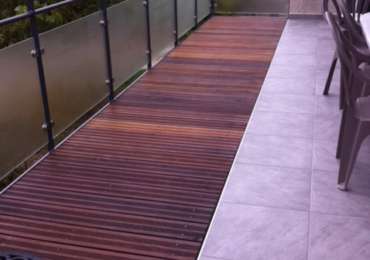 Extension terrasse en bois métal